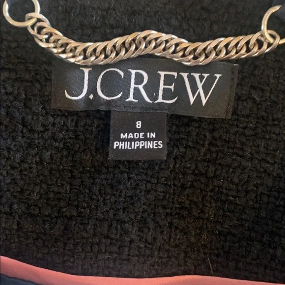 J. Crew Black Boucle Women's Jacket - Picture 5 of 6